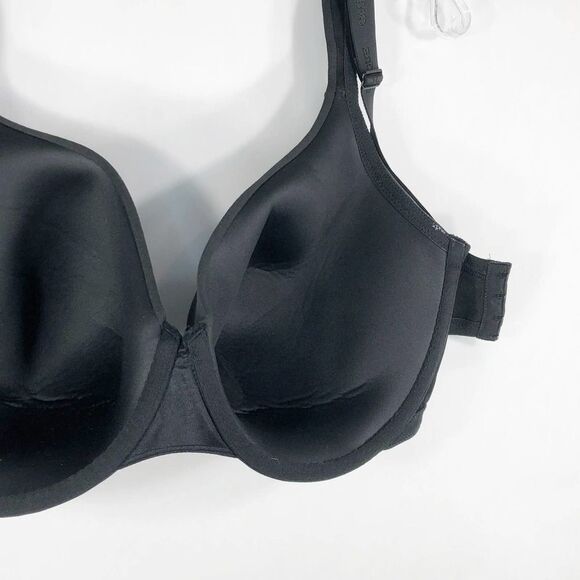Cacique 40F Bra Black Full Coverage Cotton Knit Plus Size Lane Bryant 106 - Picture 7 of 9